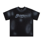 Spray Painting Dirty Letter Short Sleeve - EX-STOCK CANADA