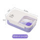 Square Compartment Lunch Lunch Box Canteen Plastic Lunch Box Microwaveable Heating - EX-STOCK CANADA