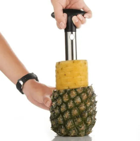 Stainless Steel Easy to use Pineapple Peeler & Cutter & Corer Slicer - EX-STOCK CANADA