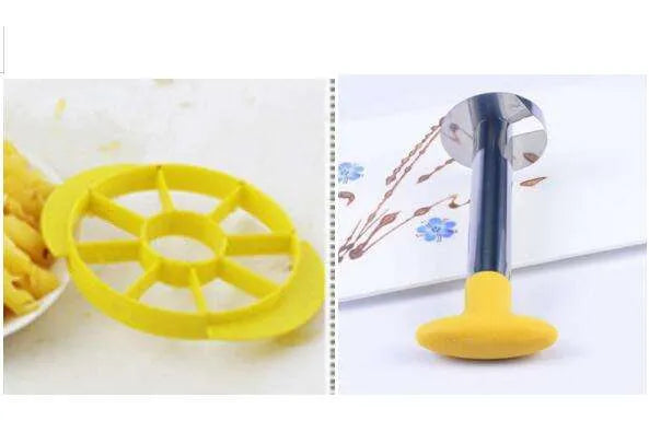 Stainless Steel Easy to use Pineapple Peeler & Cutter & Corer Slicer - EX-STOCK CANADA