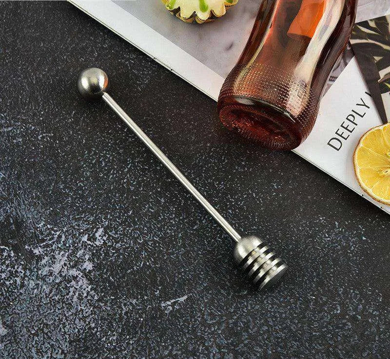 Stainless Steel Honey Spoon Long-handled Stirring Rod Supplies - EX-STOCK CANADA