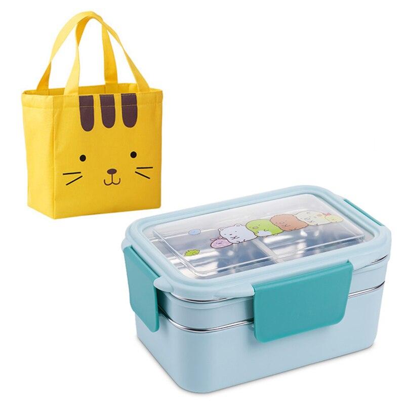 Stainless steel lunch box double lunch box - EX-STOCK CANADA