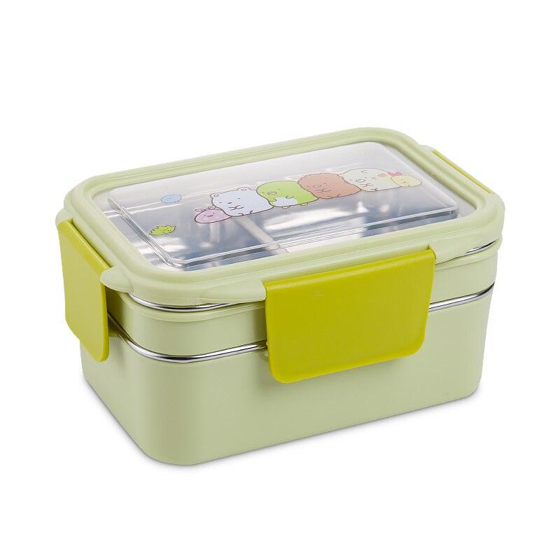 Stainless steel lunch box double lunch box - EX-STOCK CANADA