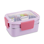 Stainless steel lunch box double lunch box - EX-STOCK CANADA