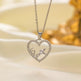 Stainless Steel Necklace Women's Fashion Copper-plated Gold Pendant Clavicle Chain For Mother Girlfriend Gift - EX-STOCK CANADA