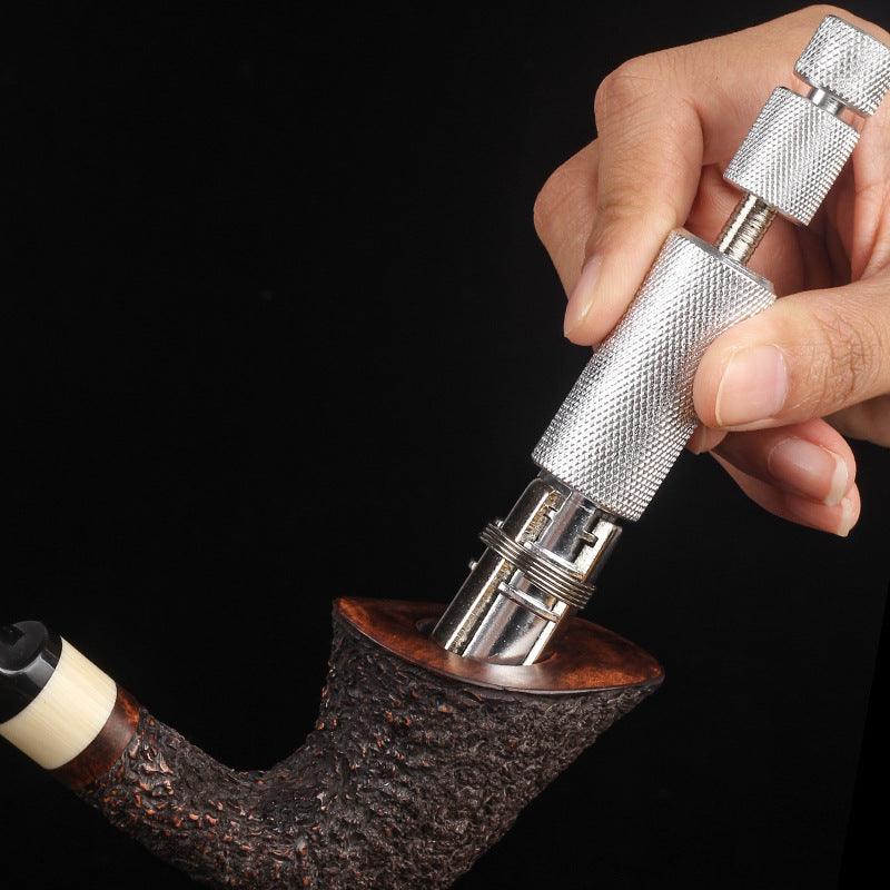 Stainless Steel Tobacco 6 Blade Adjustable Pipe Reamer Cleaner Multifunctional Pipe Smoking Accessories. - EX-STOCK CANADA