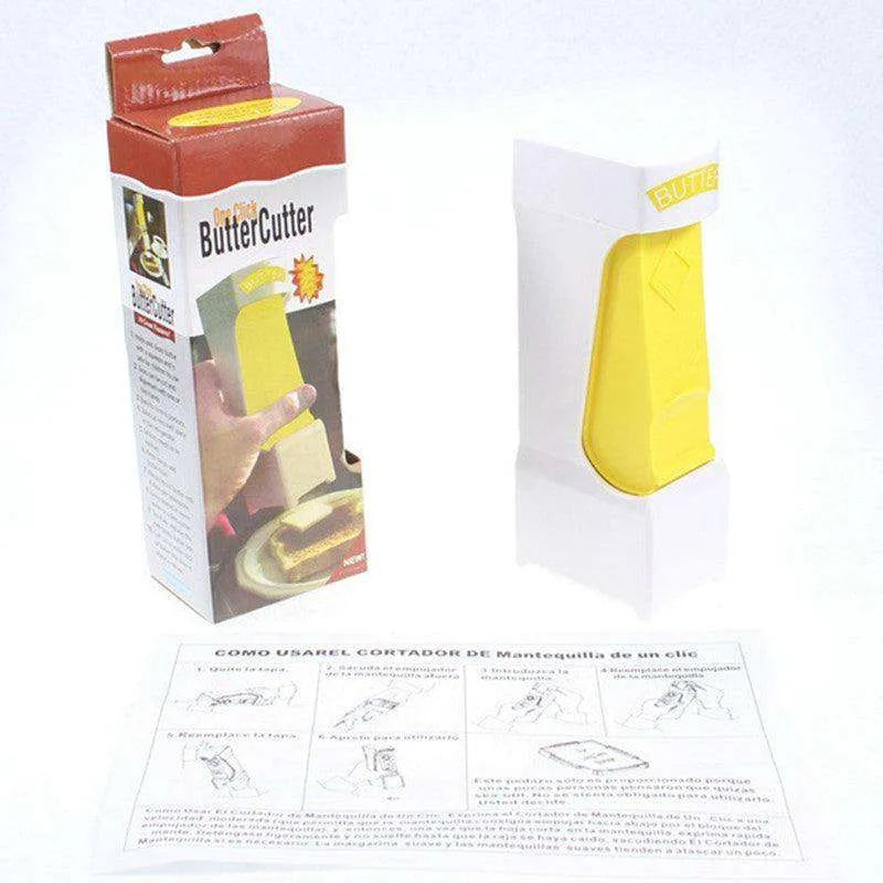 Stick Butter Cutter Cheese Slicer One-Button Dispenser Storage Box - EX-STOCK CANADA