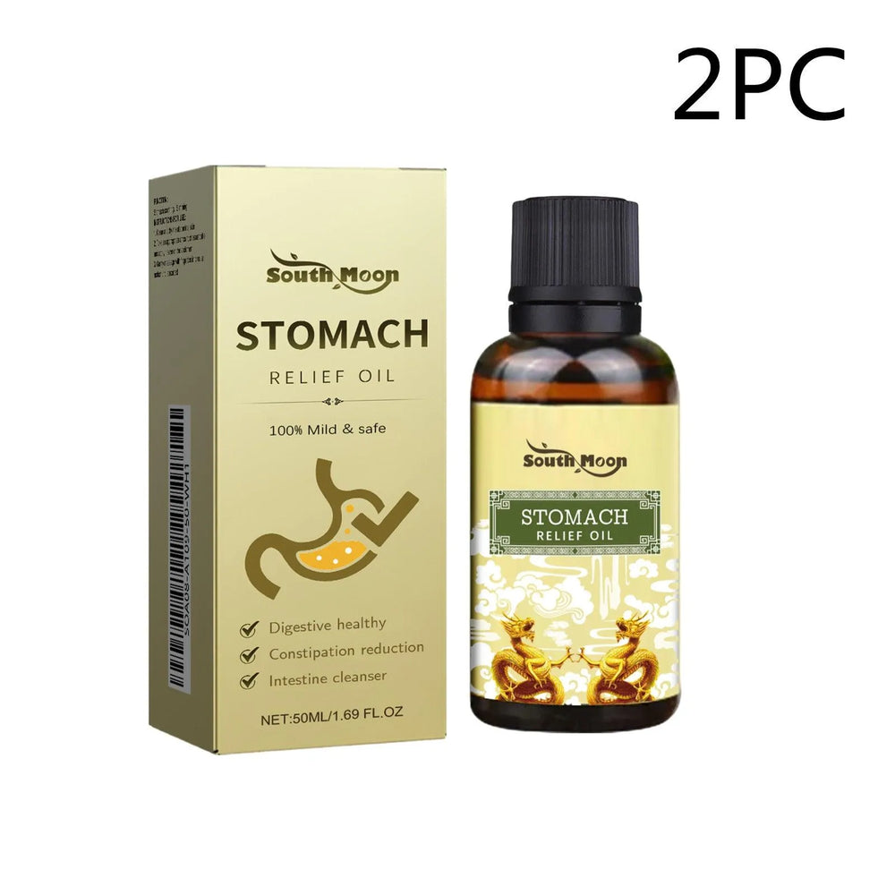 Stomach Relief Oil | Abdominal Soothing Olive, Rose and Grape Seed Oils -Increase Appetite and Reduce Belly Fat Supply for Women and Teen Girls - EX-STOCK CANADA