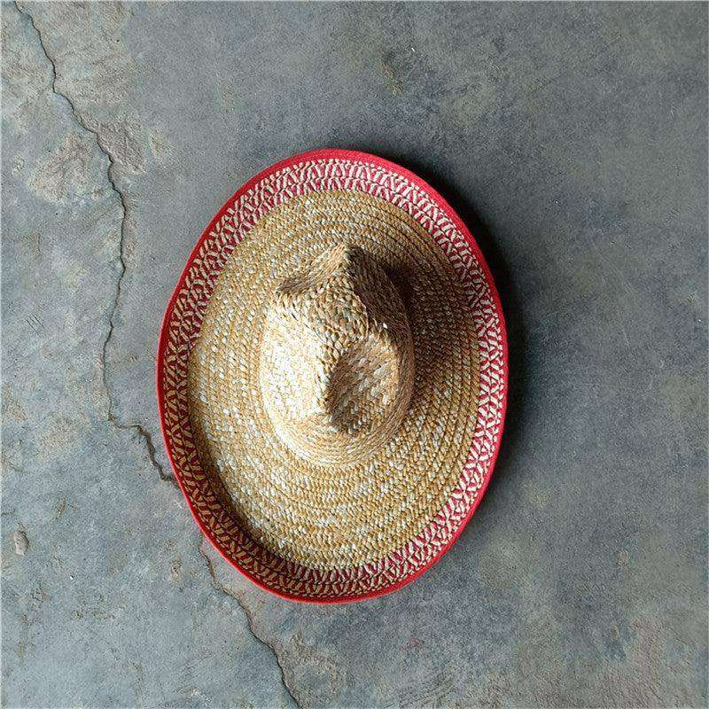 Straw Hats With Pointed Top And Big Brim Frills Are Best-selling Mexican Straw Hats - EX-STOCK CANADA