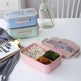 Student Lunch Box Three Grid Plastic Lunch Box Lunch Box - EX-STOCK CANADA