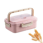 Student Lunch Box Three Grid Plastic Lunch Box Lunch Box - EX-STOCK CANADA