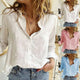 Stylish Casual Loose Long Sleeve Linen Shirt - EX-STOCK CANADA