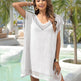 Summer Bikini Cover-up Dress V-neck Hollow Loose Seaside Vacation Beach Dresses For Women Clothing - EX-STOCK CANADA