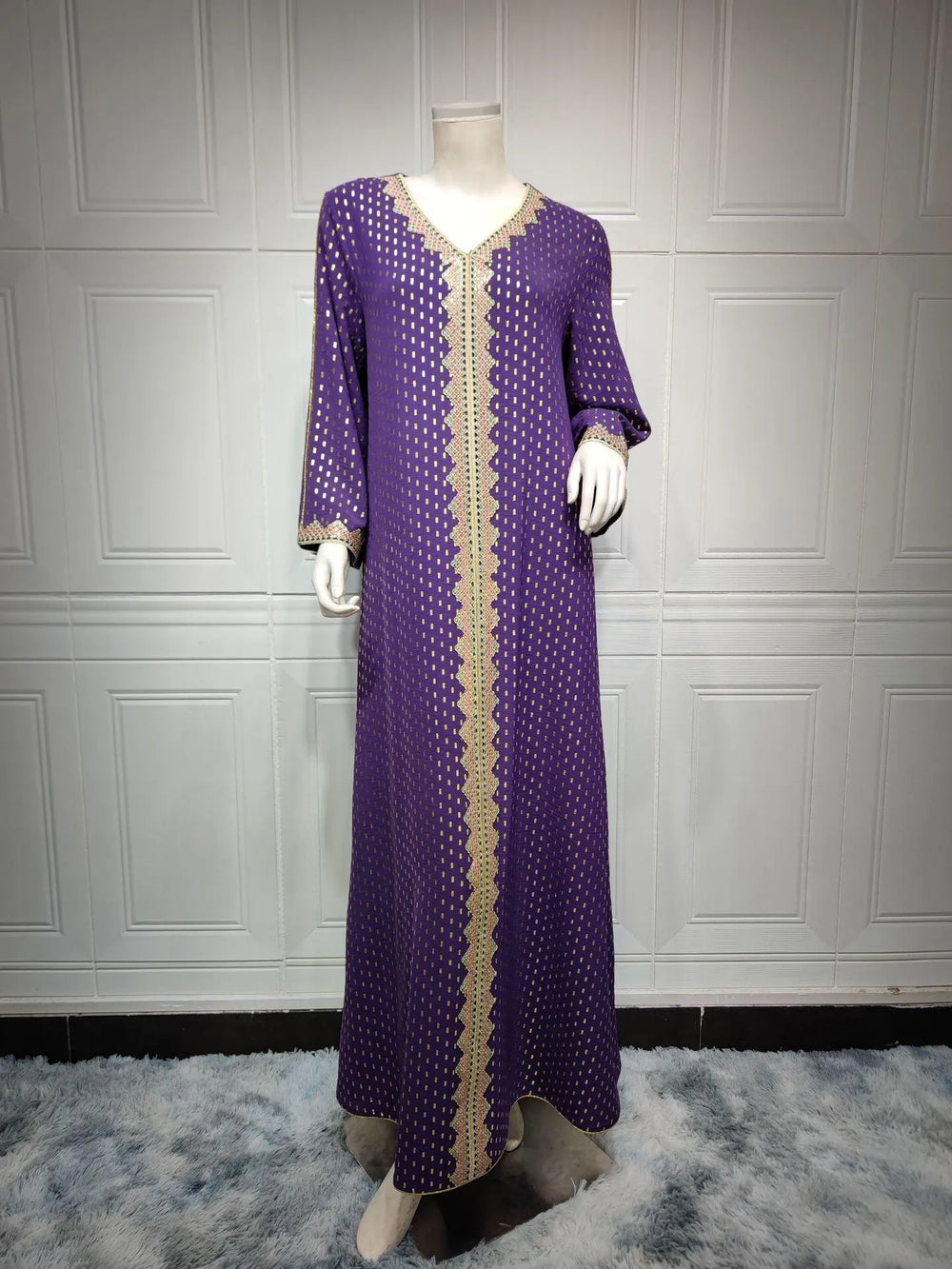 Summer Bronzing Arab Dubai Gown - EX-STOCK CANADA