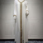 Summer Bronzing Arab Dubai Gown - EX-STOCK CANADA