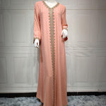 Summer Bronzing Arab Dubai Gown - EX-STOCK CANADA