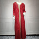 Summer Bronzing Arab Dubai Gown - EX-STOCK CANADA