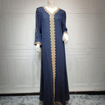 Summer Bronzing Arab Dubai Gown - EX-STOCK CANADA