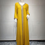 Summer Bronzing Arab Dubai Gown - EX-STOCK CANADA