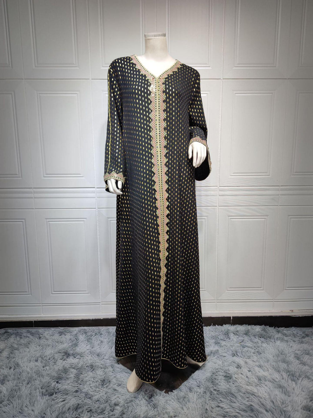 Summer Bronzing Arab Dubai Gown - EX-STOCK CANADA