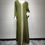 Summer Bronzing Arab Dubai Gown - EX-STOCK CANADA