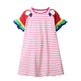 Summer Fashion Personalized Print Girls Dress - EX-STOCK CANADA