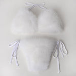 Summer New Underwear Fox Fur Solid Color Split - EX-STOCK CANADA