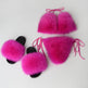 Summer New Underwear Fox Fur Solid Color Split - EX-STOCK CANADA