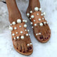 Summer Outdoor Ladies Flat Toe Pearl Beach Slippers - EX-STOCK CANADA
