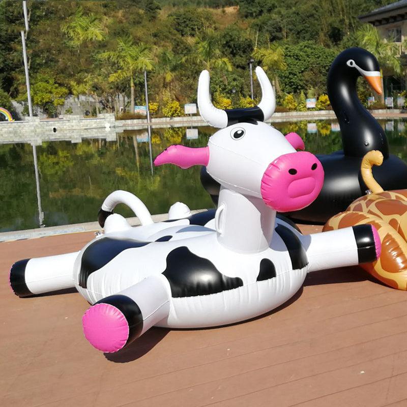 Summer Outdoor Water Inflatable Cows Floating Row Toys - EX-STOCK CANADA
