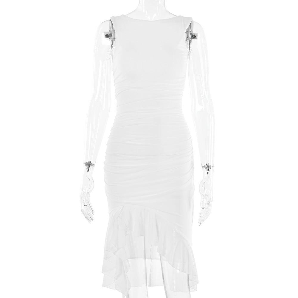 Summer Slim Skinny Sleeveless Dress For Women Fashion Party Club Dresses - EX-STOCK CANADA