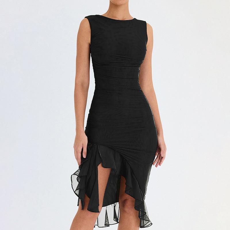 Summer Slim Skinny Sleeveless Dress For Women Fashion Party Club Dresses - EX-STOCK CANADA