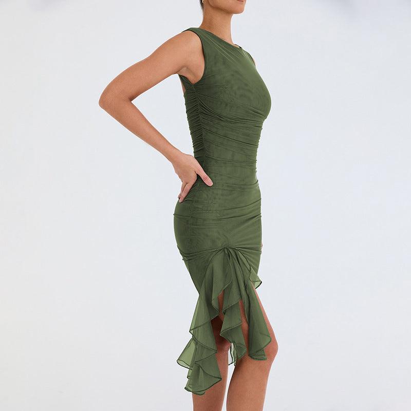 Summer Slim Skinny Sleeveless Dress For Women Fashion Party Club Dresses - EX-STOCK CANADA