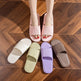 Summer Slipper Indoor House Shoes For Men Women Couples Solid Color Rhombus Striped Non-slip Bathroom Slippers - EX-STOCK CANADA