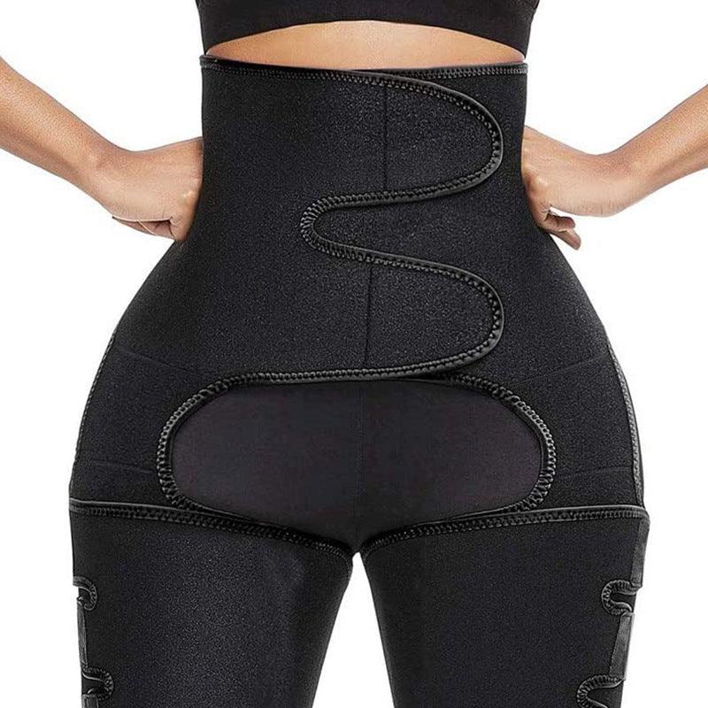 Sweat High Waist Thigh Trimmer Butt Lifter Shapewear Belt 3 In 1 Adjustable Belt - EX-STOCK CANADA