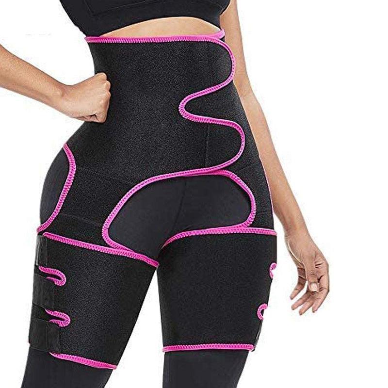 Sweat High Waist Thigh Trimmer Butt Lifter Shapewear Belt 3 In 1 Adjustable Belt - EX-STOCK CANADA