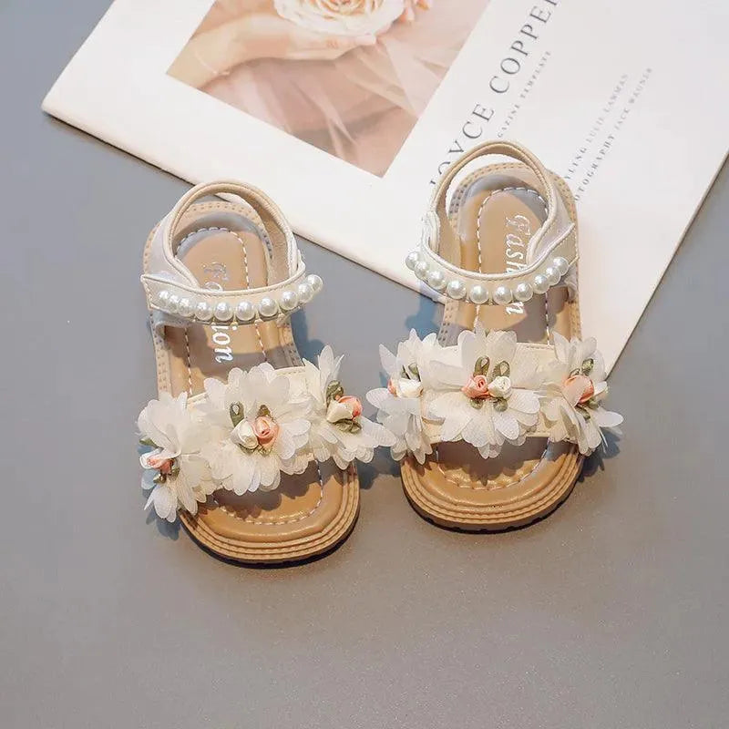 Sweet Flowers Kids Sandals Girls Versatile Soft Toddler Shoes - EX-STOCK CANADA