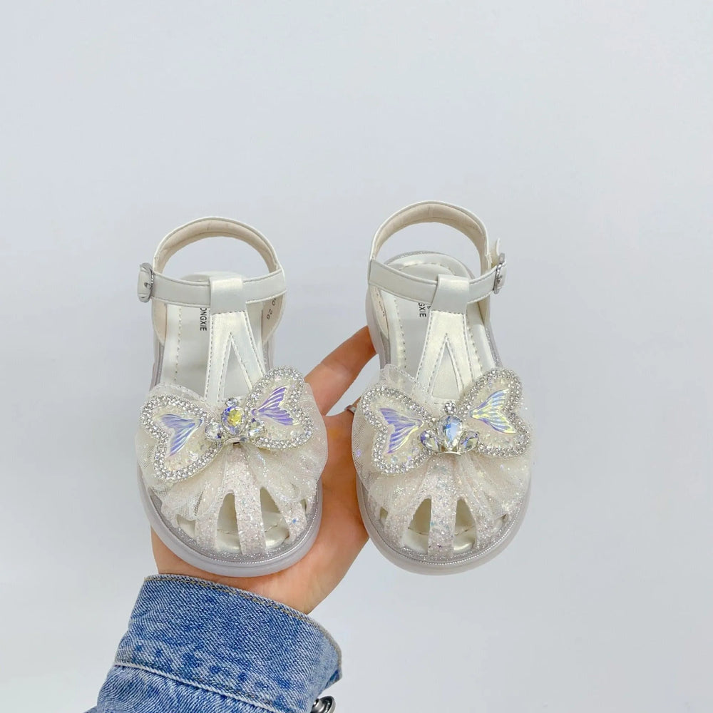 Sweet Western Style Mermaid Tail Bowknot Baby Hollow Out Bird's Nest Sandal - EX-STOCK CANADA