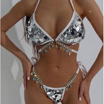 Swimsuit Sequined Costume Sexy Backless Party Bikini - EX-STOCK CANADA