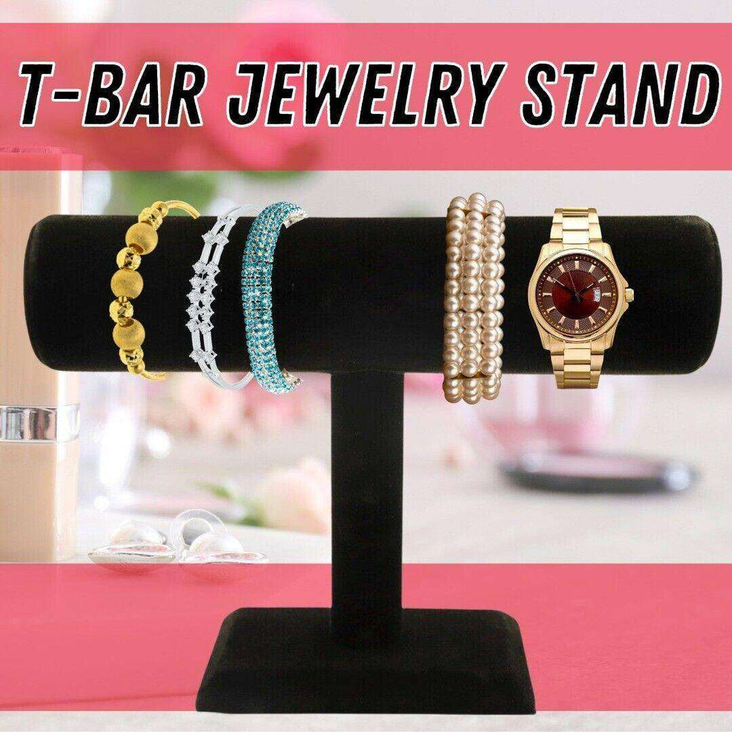 T-Stand For Necklaces & Bracelets Black - EX-STOCK CANADA
