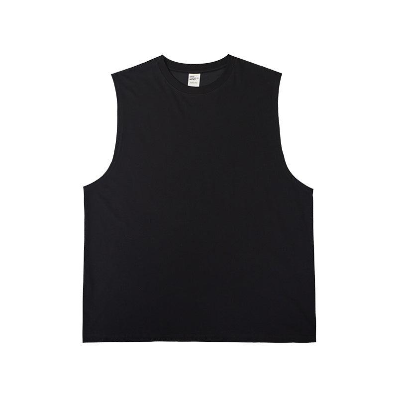 Technology Quick-drying Breathable Round Neck Solid Color Basic Loose Underwaist Tank Neutral - EX-STOCK CANADA