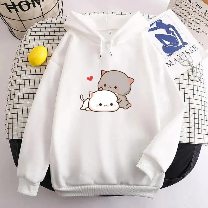 Teen's Candy Colors Cute Kawaii Loose Hoodie Sweater - EX-STOCK CANADA