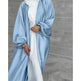 Temperament commute Middle East Arab Dubai Abaya Dress White Sleeveless Pleated Bottoming Vest Lined Dress - EX-STOCK CANADA