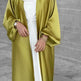 Temperament commute Middle East Arab Dubai Abaya Dress White Sleeveless Pleated Bottoming Vest Lined Dress - EX-STOCK CANADA