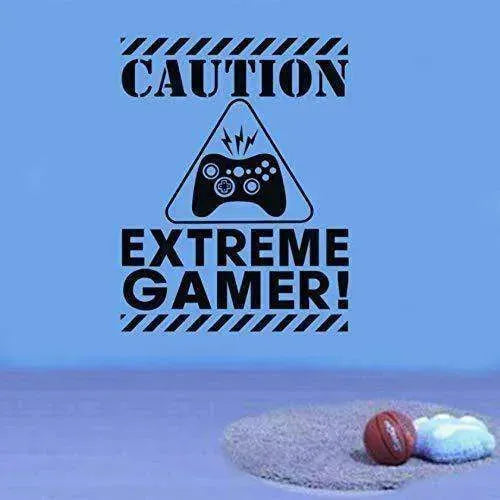 The gamer's warning wall stickers - EX-STOCK CANADA