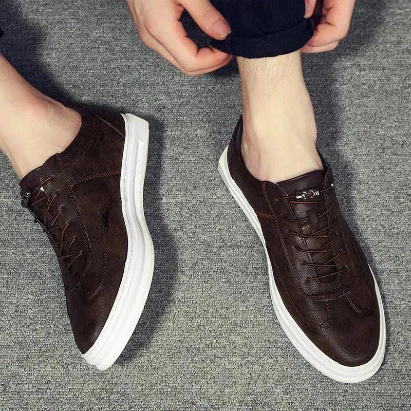 The new summer men's shoes shoes shoes all-match men casual white shoes shoes men's athletic shoes Le Fu - EX-STOCK CANADA