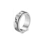 The Stars And The Moon Rotating Titanium Steel Women Ring - EX-STOCK CANADA