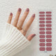 Thermal Semi-curing Nail Beauty Full Stickers Phototherapy Gel Semi Cured Gel Nail Sticker - EX-STOCK CANADA