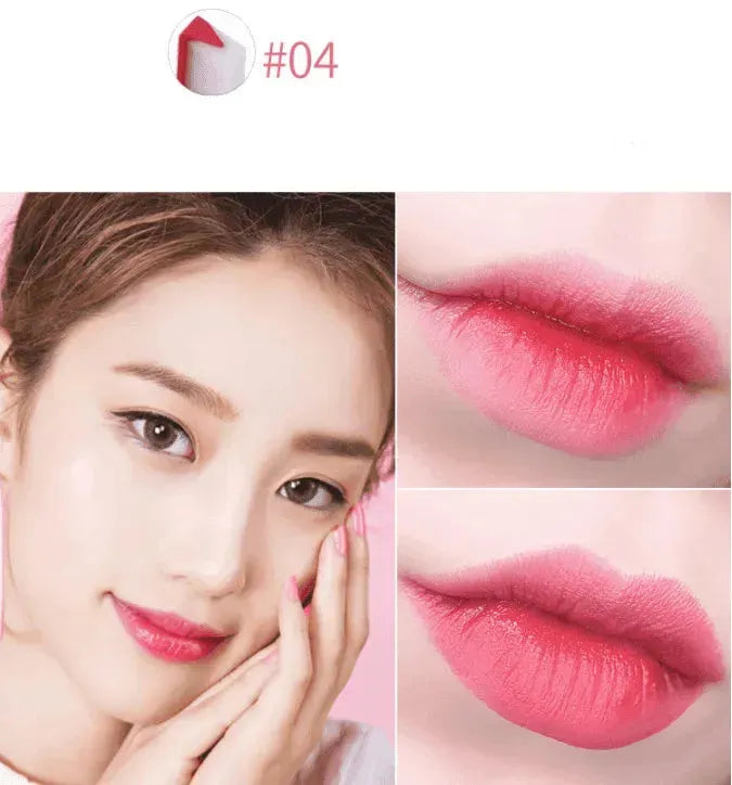 Three-dimensional two-color V-shaped lipstick - EX-STOCK CANADA