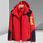 Three-in-one Removable Liner With Velvet Thickening Windproof Waterproof Jacket - EX-STOCK CANADA